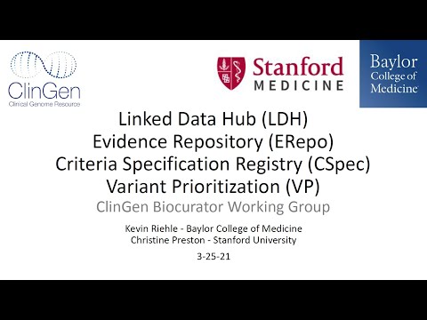 ClinGen Informatics and Software