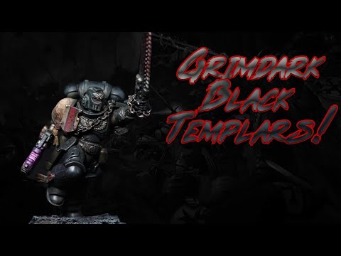 Painting a Black Templars Assault Intercessor.... The Grimdark way!