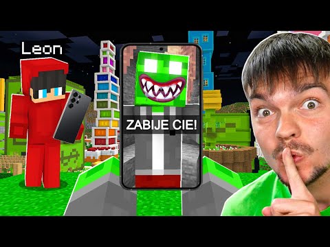 STRASZĘ MOICH PRZYJACIÓŁ na SNAPCHAT w Minecraft!