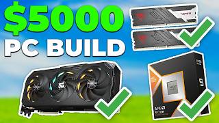 BEST $5000 “No Budget” Gaming & Streaming PC Build 2025 (Parts List Included)
