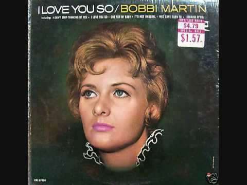 Bobbi Martin - I Can't Stop Thinking Of You (1965)