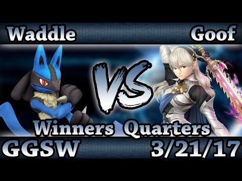 GGSW 25 - Waddle (Lucario) Vs. LCX|Goof (Corrin) Smash Wii U Winners Quarters - Smash 4