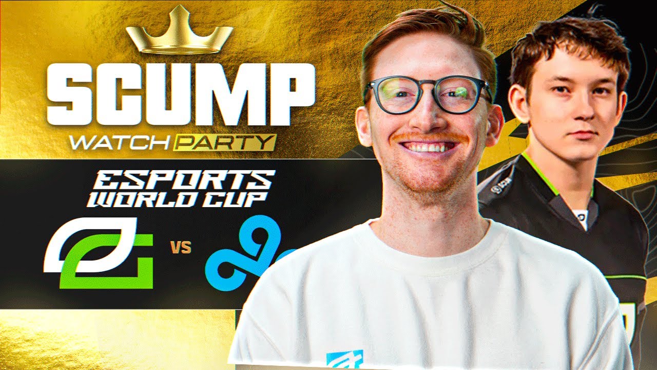 🔴LIVE - SCUMP WATCH PARTY!! OpTic VS CLOUD9 | ESPORTS WORLD CUP DAY 1