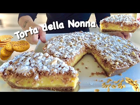 TORTA DELLA NONNA senza cottura FACILE E VELOCE