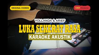 Download lagu LUKA SEKERAT RASA Karaoke Akustik - Yollanda dan Arief mp3