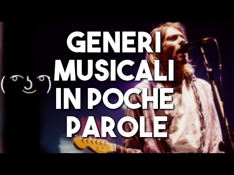 GENERI MUSICALI IN POCHE PAROLE