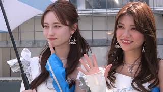 2024 SUPER GT Rd.2 FUJI #60 鈴木南美 涼野はるか 桐生もえこ 菊池ゆう LM corsa 決勝日ピットウォーク レースクイーン 4K