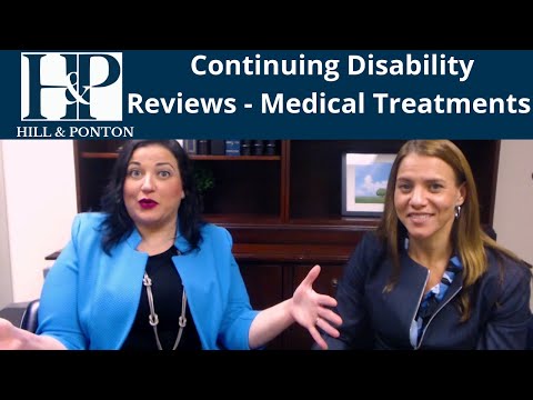Continuing Disability Reviews | Medical treatment