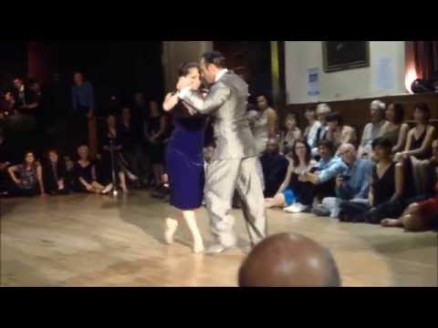  Maximiliano Cristiani  and  Juliana Maggioli  are  dancing  at  England International Tango Festival  in  2015
