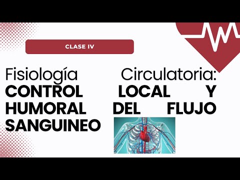 Fisiología Circulatoria: CONTROL LOCAL Y HUMORAL DEL FLUJO SANGUINEO