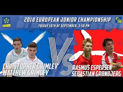 Grimley / Grimley vs Espersen / Grønbjerg (MD, R16) - European Jnr. C’ships 2018
