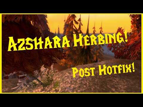 Classic WoW: Azshara Herbing Post Hotfix