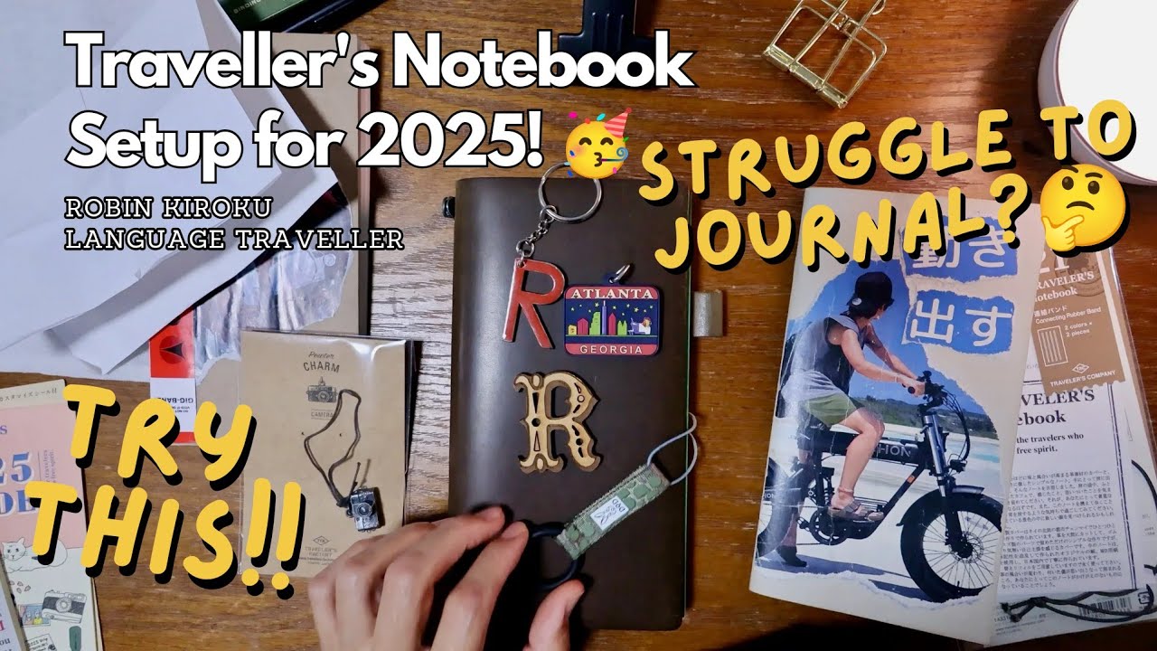 How to Make Daily Journaling Fun Again! | Traveler’s Notebook 2025 Setup