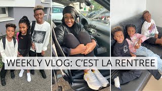 WEEKLY VLOG: C'EST LA RENTREE DE MES BABYS ! EN FRANCE