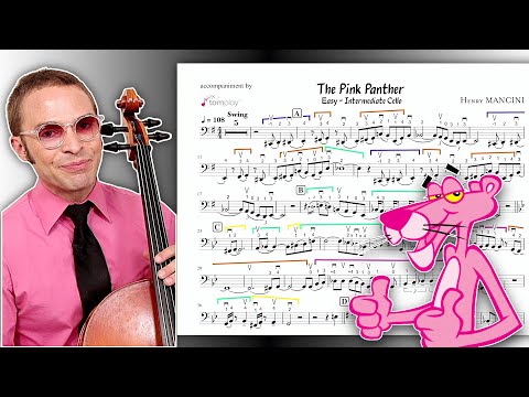 How to Play THE PINK PANTHER on Cello