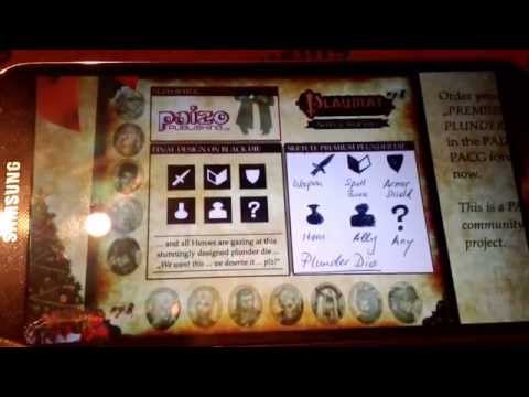 PREMIUM Plunder Die Project for Pathfinder Adventure Card Game - Skull and Shackles