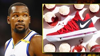 Kevin Durant Releases Cupcake Shoes Dissing Russell Westbrook and Thunder Fans | Nike KDX RED VELVET
