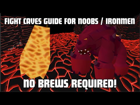 Fight Caves & Jad Guide for Noobs and Ironmen! No Brews Required!