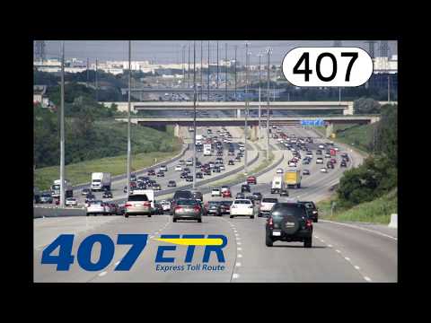 Highway 407 ETR, North of Toronto, Ontario, Part 1