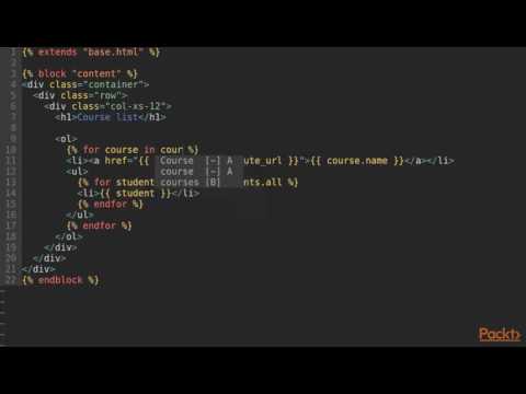 Django Projects E Learning Portal Class based Views | packtpub com