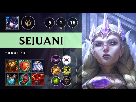 Sejuani Jungle vs Nidalee - KR Master Patch 25.20