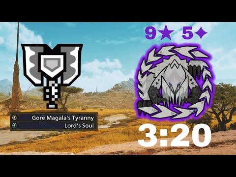 After You've Rolled Gore Lord's Soul on Charge Blade in MH Wilds