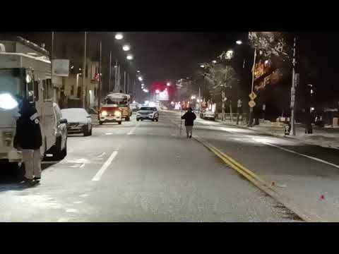 Boston police respond to a deadly accident on Talbot Ave