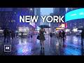️ Walking In EXTREME THUNDERSTORM In NEW YORK ️ NYC Rain Sounds
