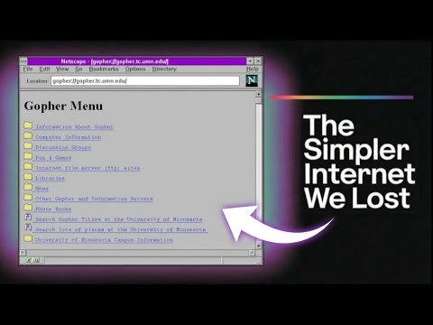 What Happened to Gopher? The Internet We Lost