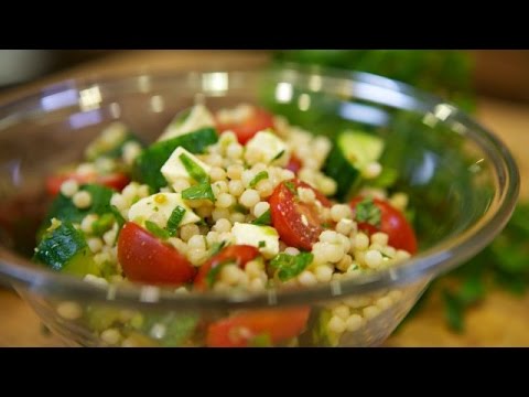 Israeli Couscous Summer Salad f/ LA Times Food Columist Russ Parsons