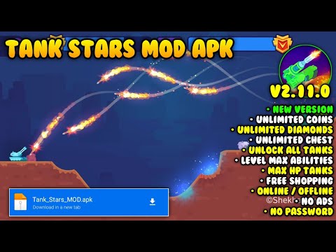Tank Stars MOD APK v2.11.0 | All Tanks and Weapons Unlocked | Unlimited Money | Latest Version