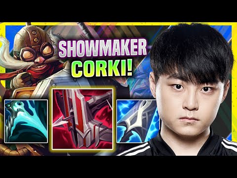 SHOWMAKER PERFECT GAME WITH CORKI! - DK ShowMaker Plays Corki Mid vs Graves! | Season 11