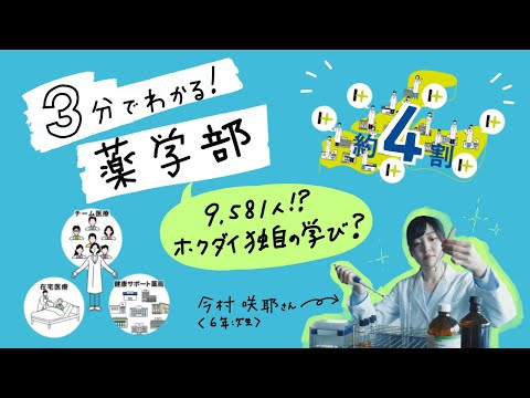 薬学科 北陸大学2021 5GTV 薬学部CHANNEL 紹介ムービー