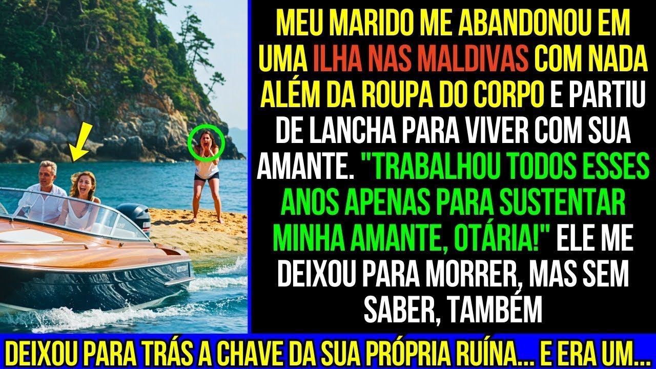 Marido me Abandonou em Uma Ilha em Maldivas Para Que eu Morresse, Mas Havia Deixado Uma...