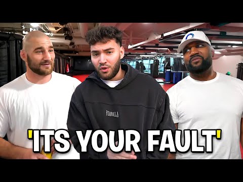 Sean Strickland Confronts Adin Ross...