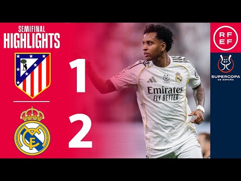 Atletico Madrid vs Real Madrid 1-2 HIGHLIGHTS GOALS | Spanish Super Cup 2026 | Semifinal