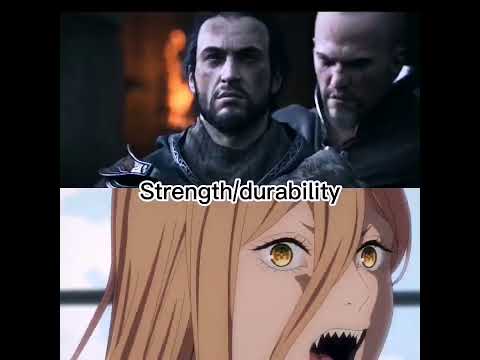 og Ac trinity vs power(chain saw man) #power #chainsawman #shorts #Edit #ezio #Altair