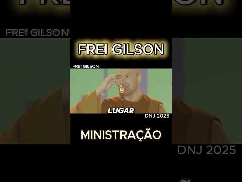 FREI GILSON MINISTRAÇÃO EM ITUMBIARA GOIAS NA DNJ 2025 #shortvideos #catolico