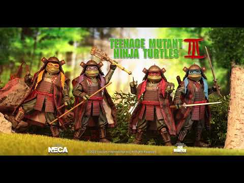 NECA's SDCC TMNT 3 Samurai 4-Pack Con Exclusive Figures STOPMOTION