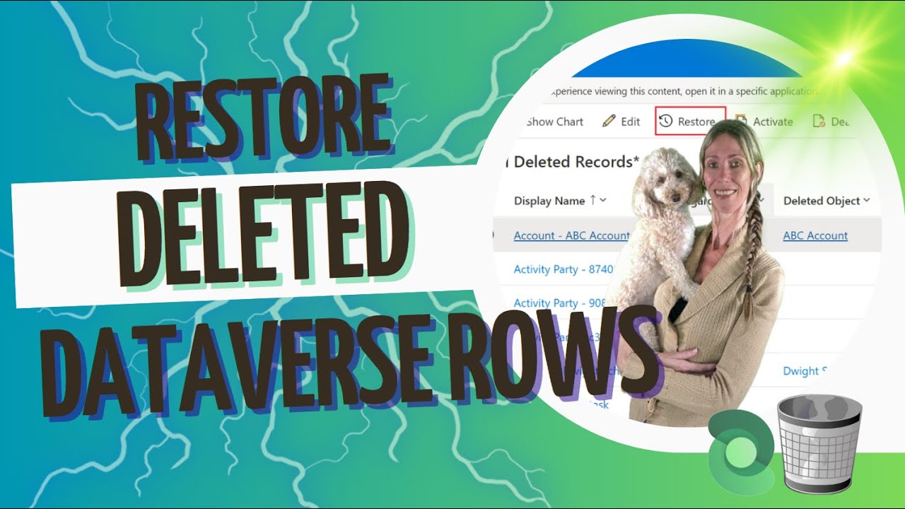 How to Recover Deleted Dataverse Rows Using Recycle Bin