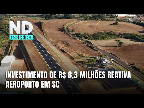 Aeroporto de São Miguel do Oeste volta a operar após investimento de R$ 8,3 mi