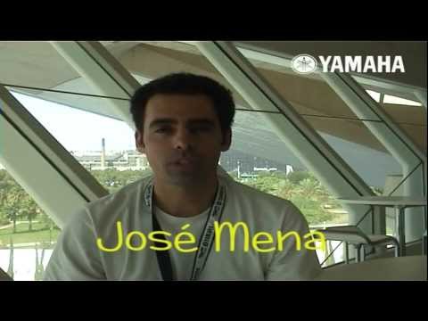 Jose Mena - Saludo y entrevista Yamaha Iberica