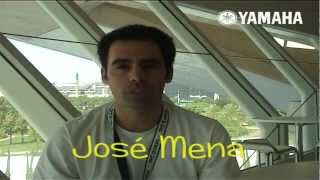 Jose Mena - Saludo y entrevista Yamaha Iberica