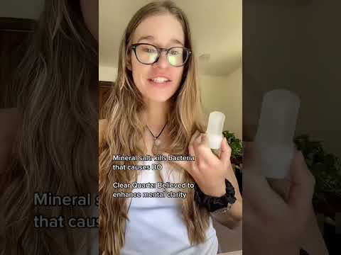 How to use crystal deodorant #holistic #nontoxic #deodorant #nontoxicproducts