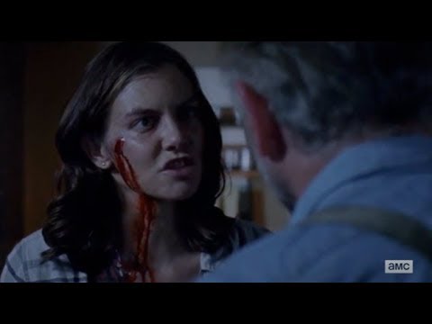 The Walking Dead 9x01: Maggie Attacked
