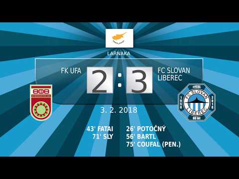 Sestřih utkání FK Ufa - FC Slovan Liberec
