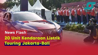 Menhub Lepas 20 Unit Kendaraan Listrik Touring Jakarta-Bali