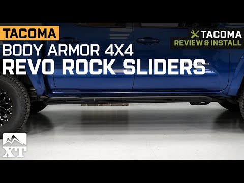 2005-2023 Tacoma Body Armor 4x4 Revo Rock Sliders Review & Install