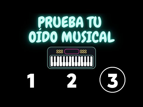 Test de OÍDO MUSICAL para músicos y no músicos - SÓLO SONIDOS - ¿Oído absoluto o relativo?