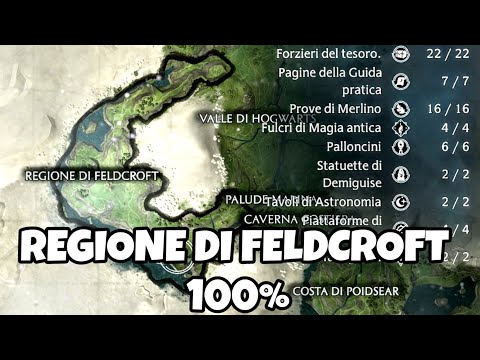 REGIONE DI FELDCROFT - I COLLEZIONABILI HOGWARTS LEGACY PROVE GUIDA PRATICA FORZIERI TROFEO